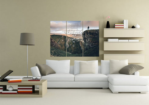 Philippians 4:13 KJV #7 Bible Verse Canvas Wall Art