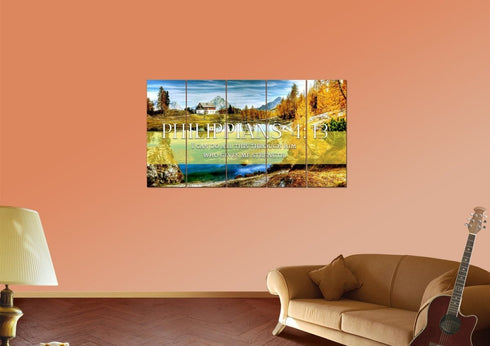 Philippians 4:13 NIV #11 Bible Verse Canvas Wall Art