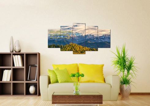 Philippians 4:13 NIV #12 Bible Verse Canvas Wall Art