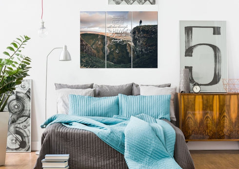 Philippians 4:13 NIV #7 Bible Verse Canvas Wall Art