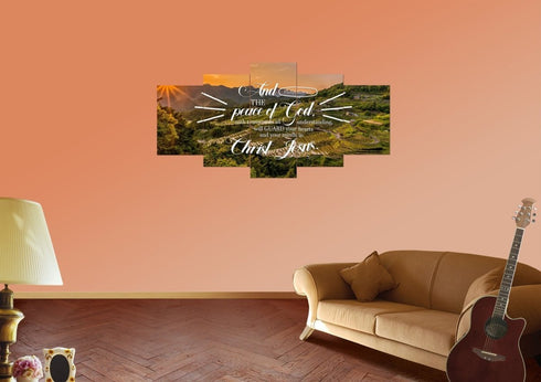 Philippians 4:7 Canvas Wall Art Print - Christian Walls