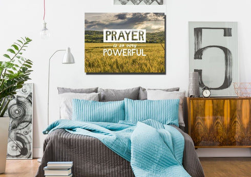 Prayer is so very Powerful Canvas Wall Art Print