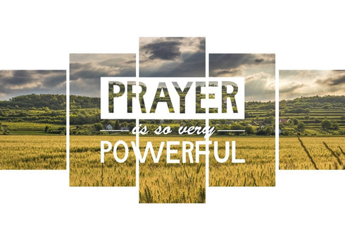 Prayer is so very Powerful Canvas Wall Art Print