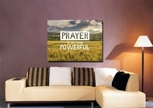 Prayer is so very Powerful Canvas Wall Art Print