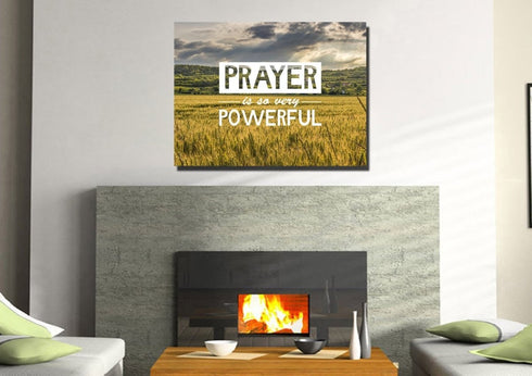 Prayer is so very Powerful Canvas Wall Art Print