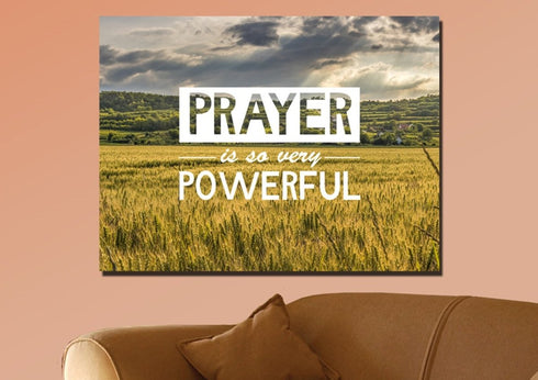 Prayer is so very Powerful Canvas Wall Art Print