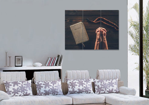 Praying Hands in Prayer Wall Art #29 Canvas