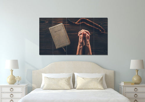 Praying Hands in Prayer Wall Art #29 Canvas
