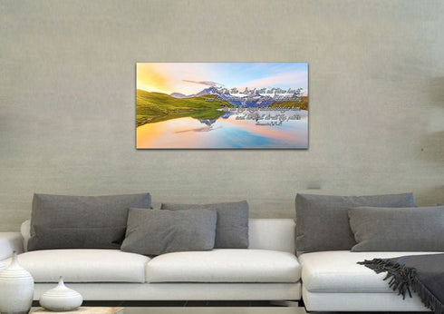 Proverbs 3:5-6 #14 KJV 'Trust in the Lord' Christian Scripture Wall Art Canvas