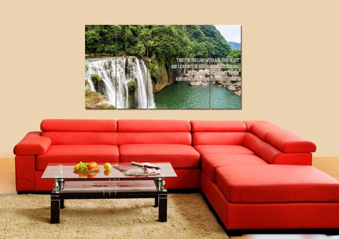 Proverbs 3:5-6 #25 'Trust in the Lord with all your Heart' Bible Verse Canvas Wall Art