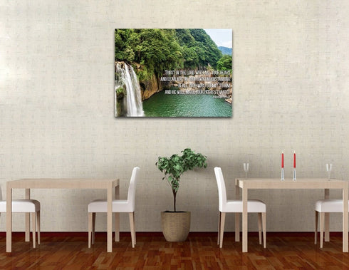 Proverbs 3:5-6 #25 'Trust in the Lord with all your Heart' Bible Verse Canvas Wall Art