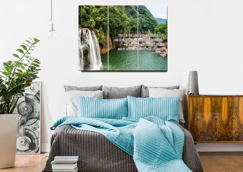 Proverbs 3:5-6 #25 'Trust in the Lord with all your Heart' Bible Verse Canvas Wall Art