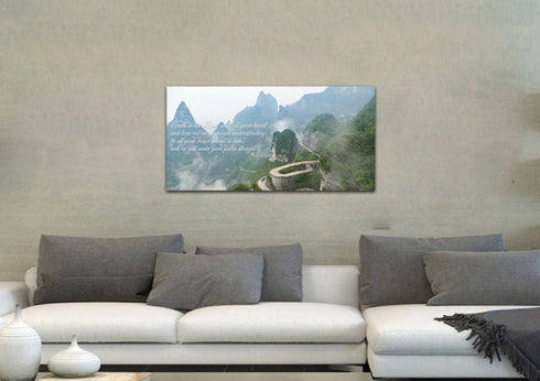 Proverbs 3:5-6 #26 'Trust in the Lord with all your Heart' Bible Verse Canvas Wall Art