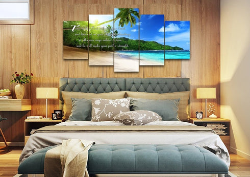 Proverbs 3:5-6 #2A NIV Trust in the Lord Christian Scripture Wall Art Canvas