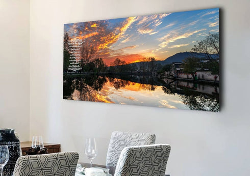 Proverbs 3:5-6 #47 KJV 'Trust in the Lord with all Thine Heart' Christian Scripture Wall Art Canvas