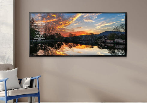 Proverbs 3:5-6 #47 KJV 'Trust in the Lord with all Thine Heart' Christian Scripture Wall Art Canvas