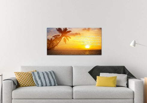 Proverbs 3:5-6 #7 KJV 'Trust in the Lord' Christian Scripture Wall Art Canvas