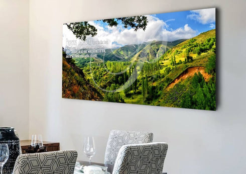 Proverbs 3:5-6 NIV #56 Bible Verse Canvas Wall Art