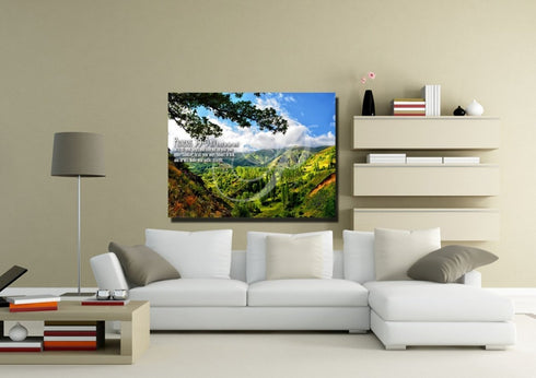 Proverbs 3:5-6 NIV #56 Bible Verse Canvas Wall Art