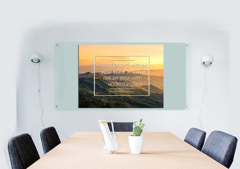 Proverbs 3:5 #7 NIV Trust in the Lord Bible Verse Wall Art Canvas