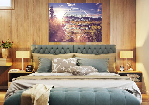 Proverbs 3:5 #8 NIV Trust in the Lord Bible Verse Wall Art Canvas