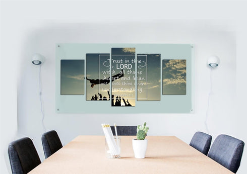 Proverbs 3:5#2 KJV Trust in the Lord with all thine heart Bible Verse Wall Art