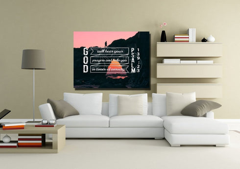 Psalm 139:23 Canvas Wall Art Print