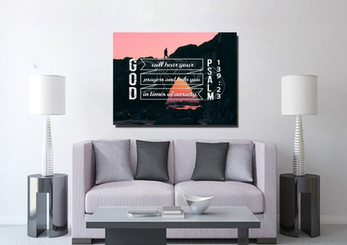 Psalm 139:23 Canvas Wall Art Print