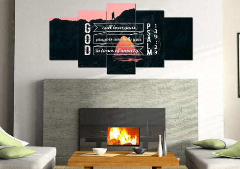 Psalm 139:23 Canvas Wall Art Print