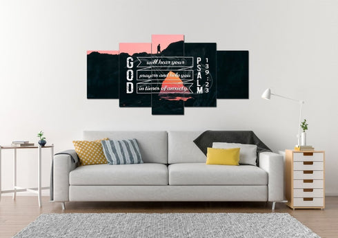 Psalm 139:23 Canvas Wall Art Print