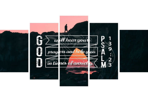 Psalm 139:23 Canvas Wall Art Print