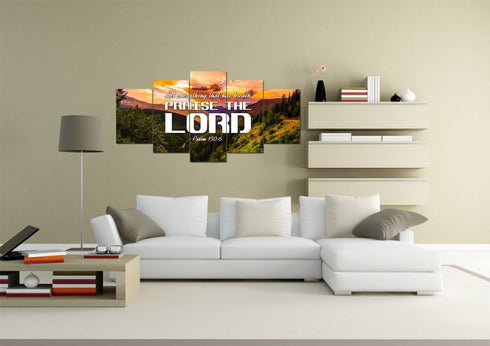 Psalm 150:6 Canvas Wall Art Print