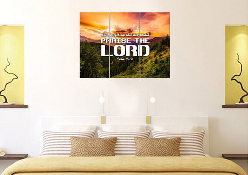 Psalm 150:6 Canvas Wall Art Print