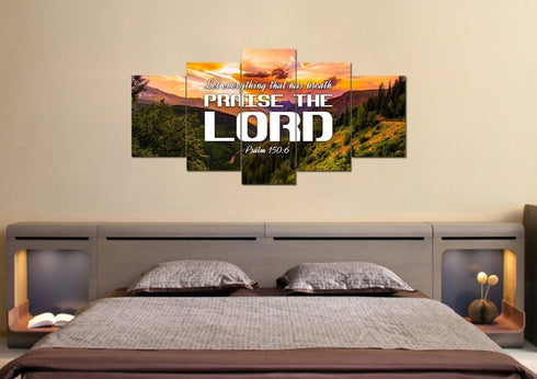 Psalm 150:6 Canvas Wall Art Print