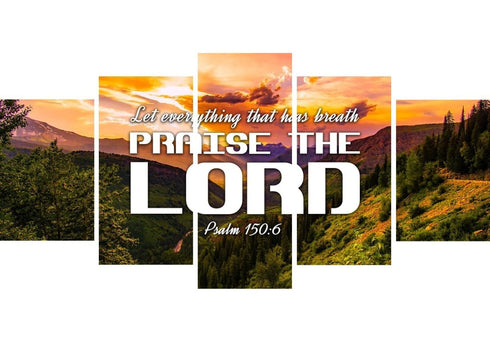 Psalm 150:6 Canvas Wall Art Print