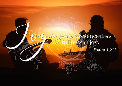 Psalm 16:11 Canvas Wall Art Print