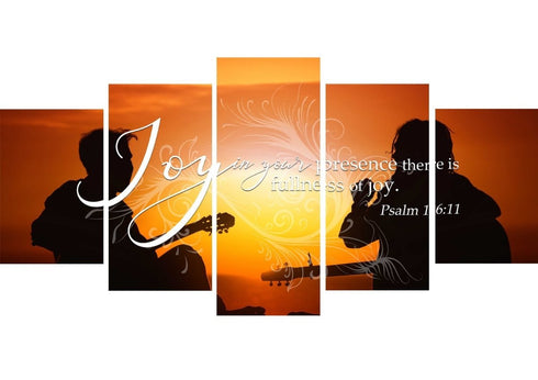 Psalm 16:11 Canvas Wall Art Print