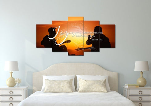 Psalm 16:11 Canvas Wall Art Print