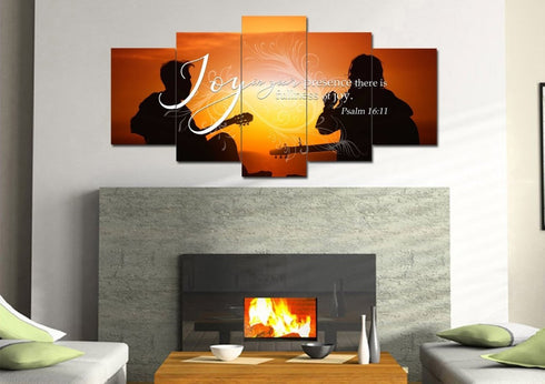 Psalm 16:11 Canvas Wall Art Print