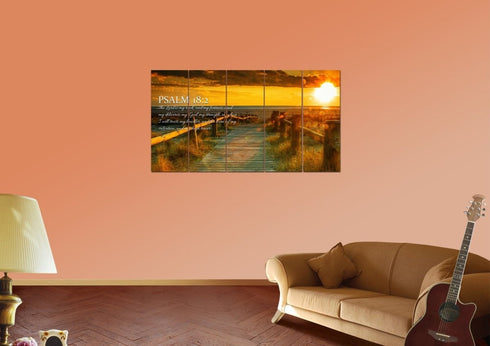 Psalm 18:2 The Lord is my Rock Canvas Wall Art Print