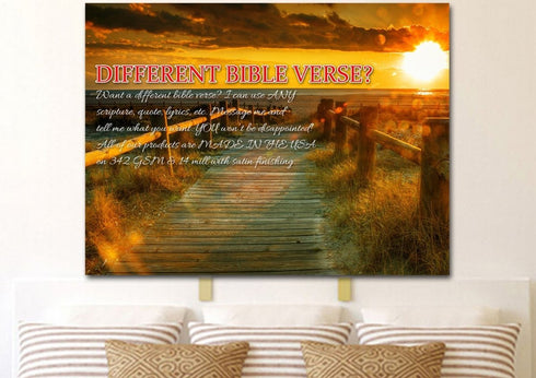 Psalm 18:2 The Lord is my Rock Canvas Wall Art Print