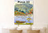 #6 Painted Lake & Psalm 23 The Lord is my Shepherd Canvas Print