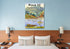 #6 Painted Lake & Psalm 23 The Lord is my Shepherd Canvas Print