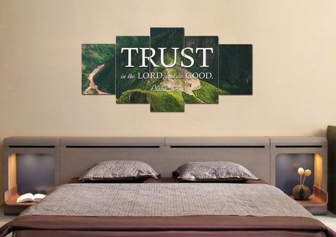 Psalm 37:3 Canvas Wall Art Print