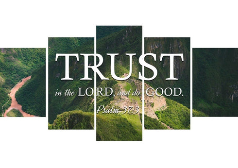 Psalm 37:3 Canvas Wall Art Print