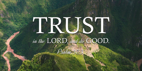 Psalm 37:3 Canvas Wall Art Print