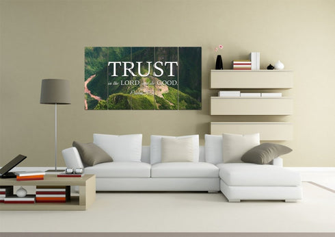 Psalm 37:3 Canvas Wall Art Print