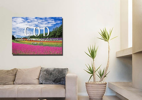 Psalm 48:8 Canvas Wall Art Print