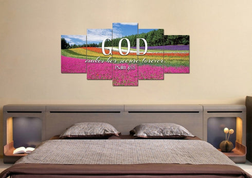 Psalm 48:8 Canvas Wall Art Print