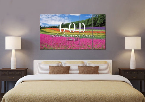 Psalm 48:8 Canvas Wall Art Print